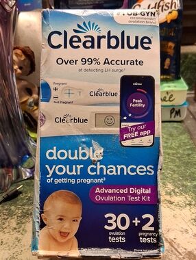 Advanced Digital Ovulation Test Kit - Blue